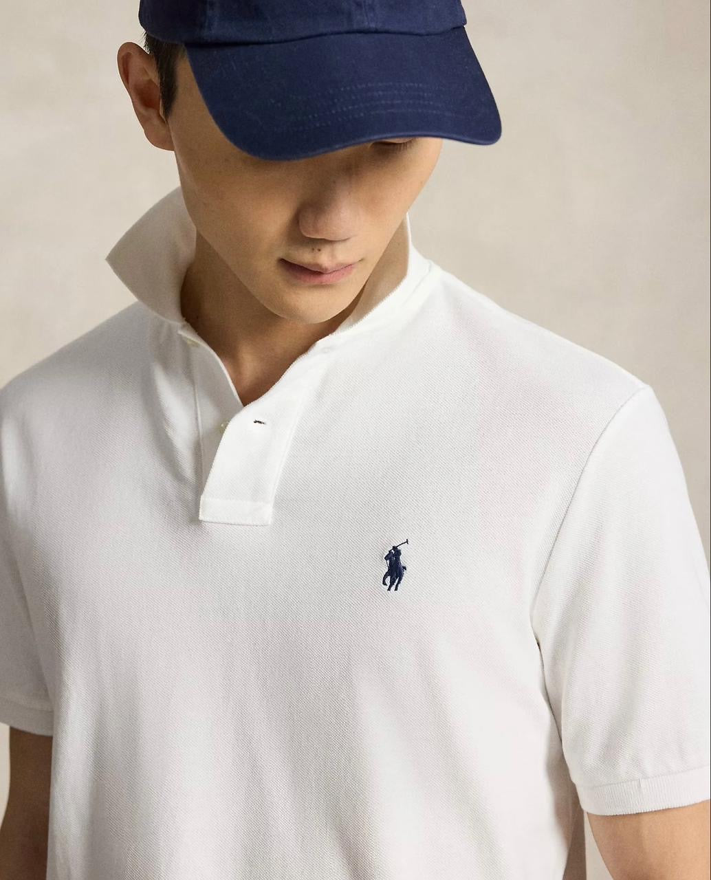 RL BASIC POLO WHITE