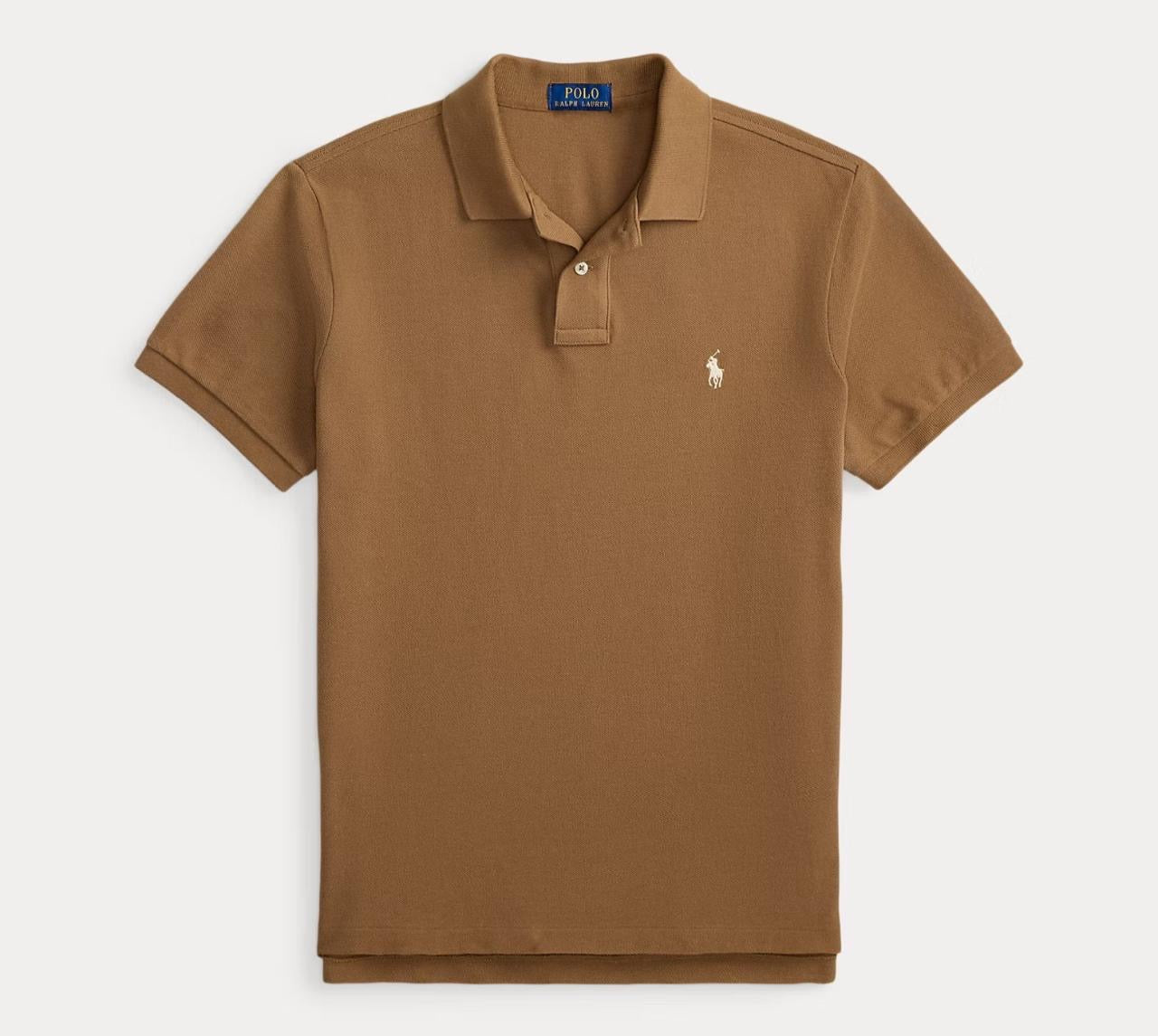 RL BASIC POLO BROWN