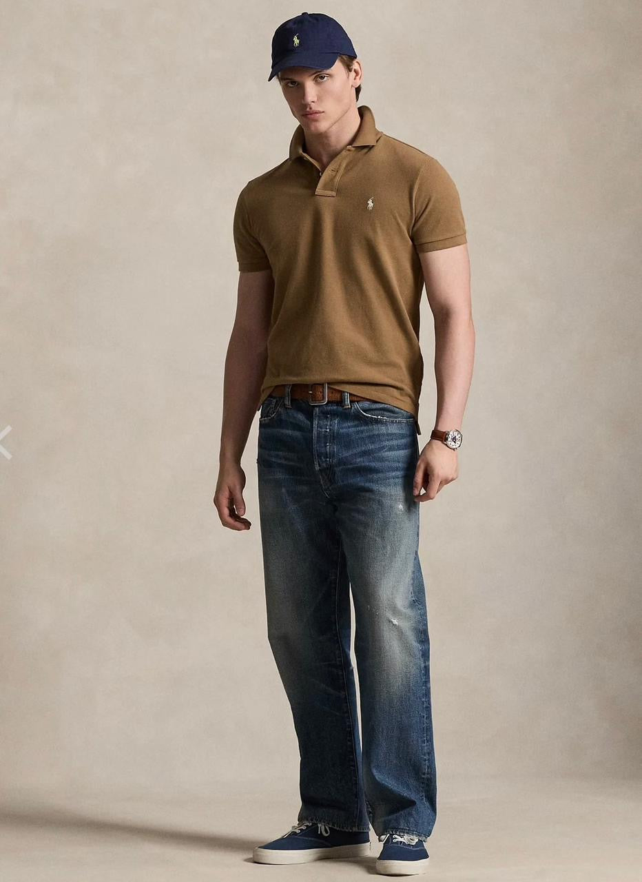 RL BASIC POLO BROWN