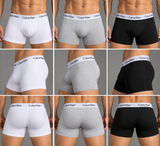 CK MODERN STRUCTURE BOXER PANTS PACK OF THREE COTTON STRETCH ;;