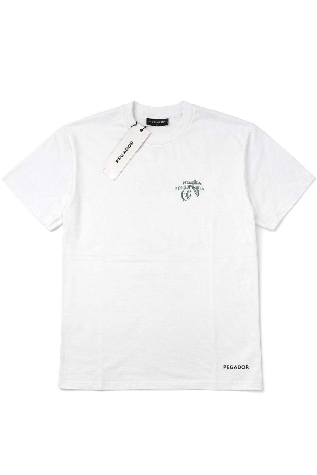 PEGADOOR WHITE SHIRT BACK PRINT