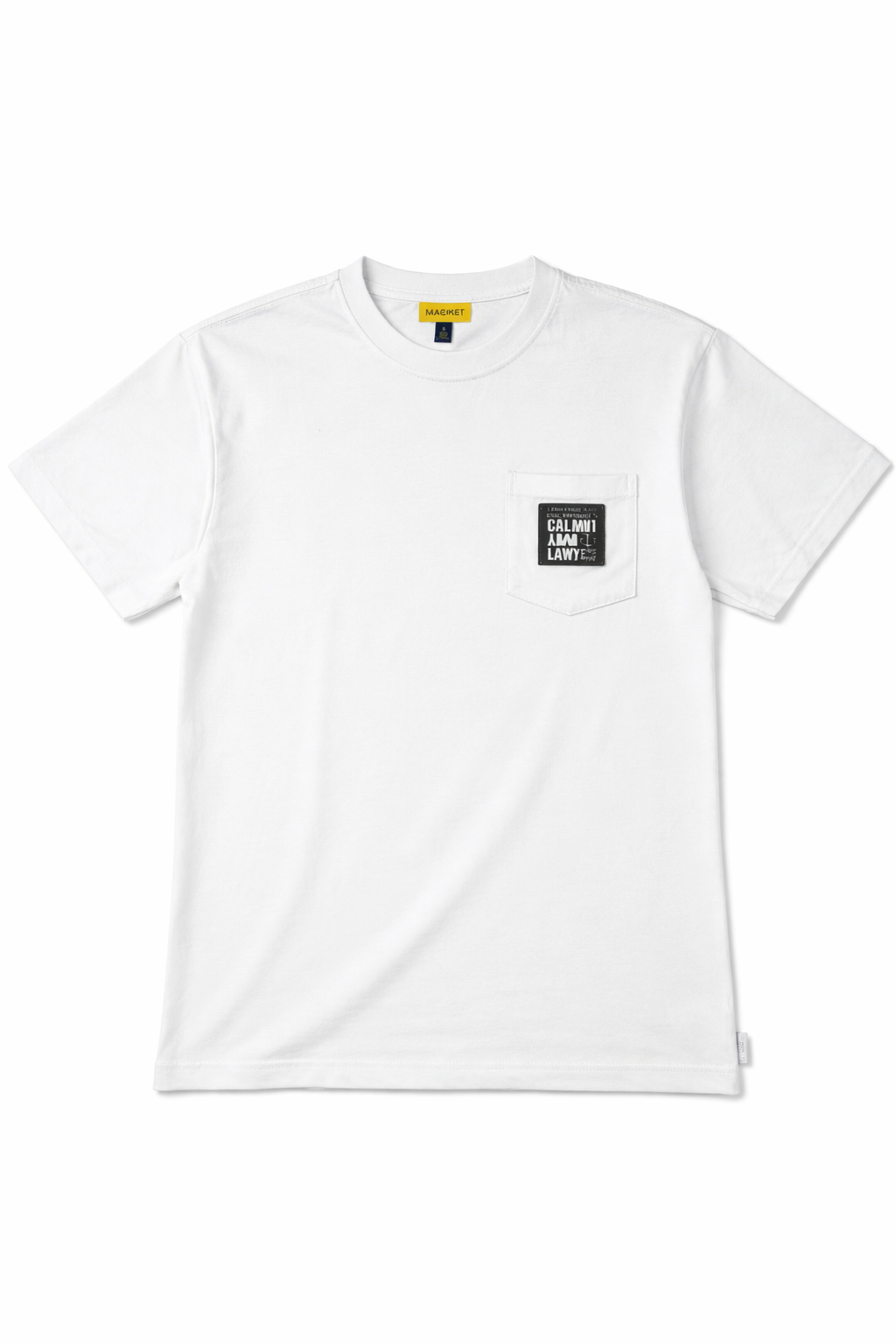 MRKET WHITE SHIRT WITH PRINT
