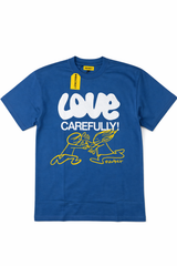 MRKRT BLUE SHIRT FRONT PRINT