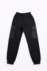 BSK BLACK CARGO PANTS