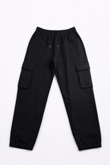 LEFTIES BLACK OPEN BOTTOM TROUSER