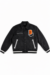 ZR BLACK  VARSITY JACKET