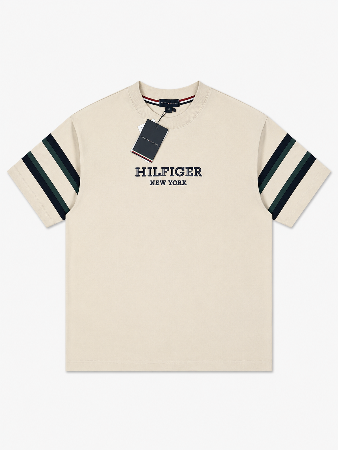 TH BEIGE TEE FRONT LOGO