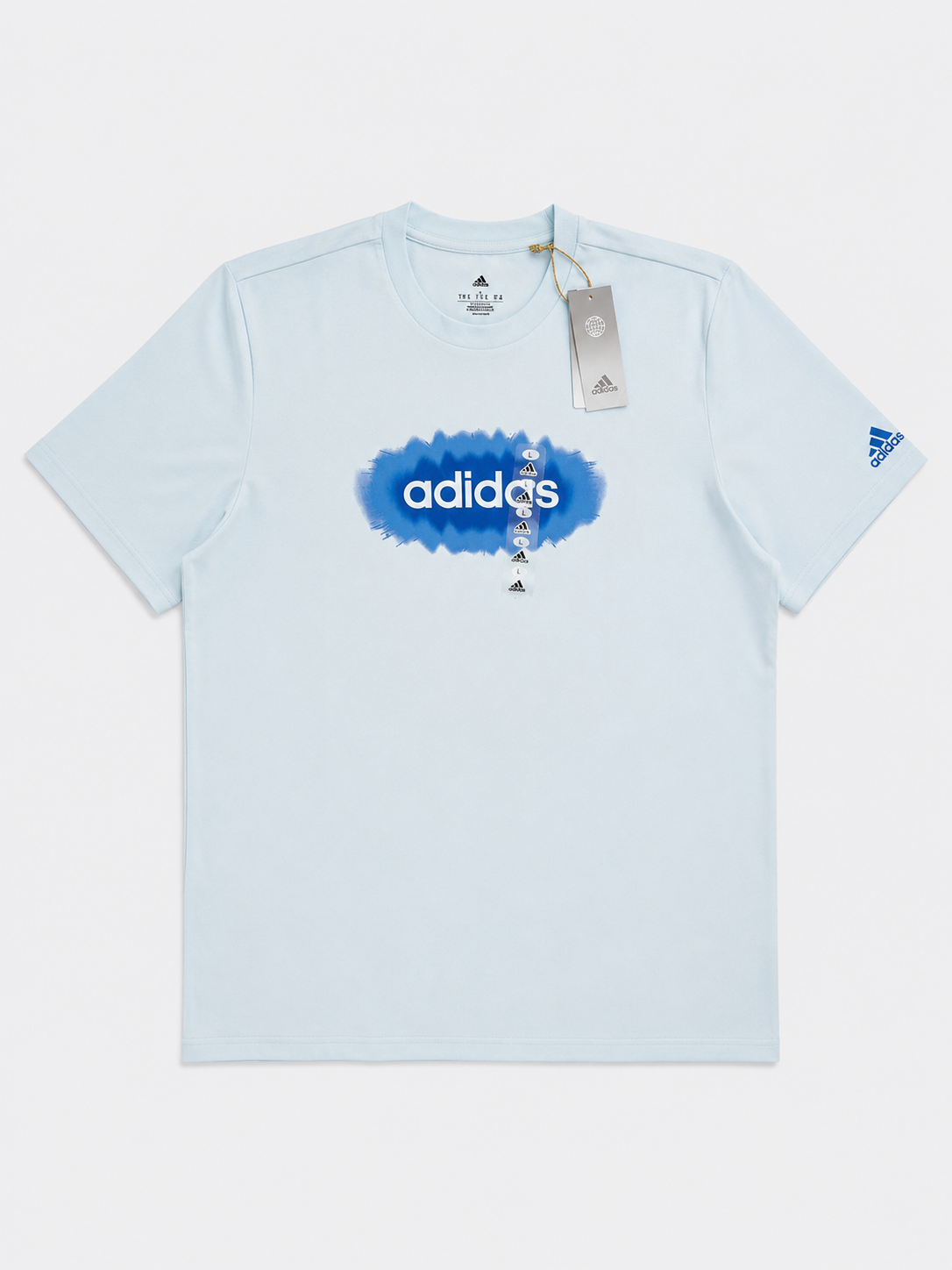 AD SKY BLUE TEE FRONT LOGO