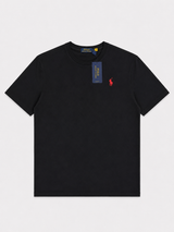 RL BLACK TEE SIDE LOGO