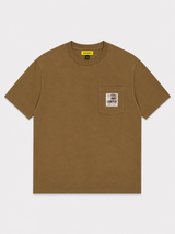 AD BROWN TEE SIDE LOGO