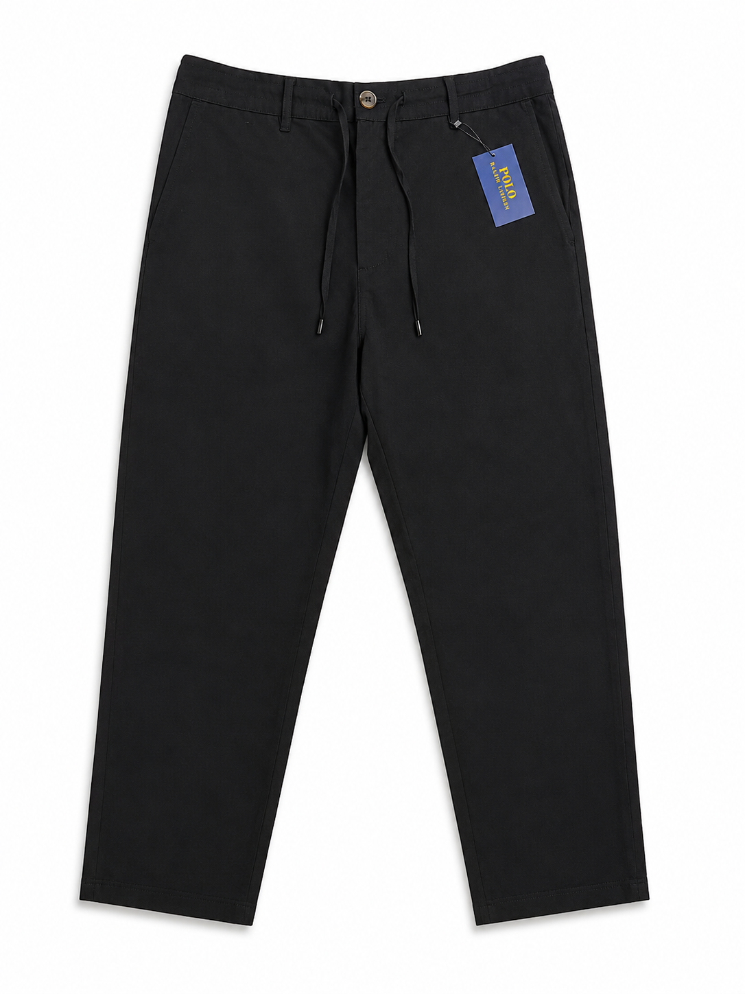 RL BLACK OPEN BOTTOM PANTS