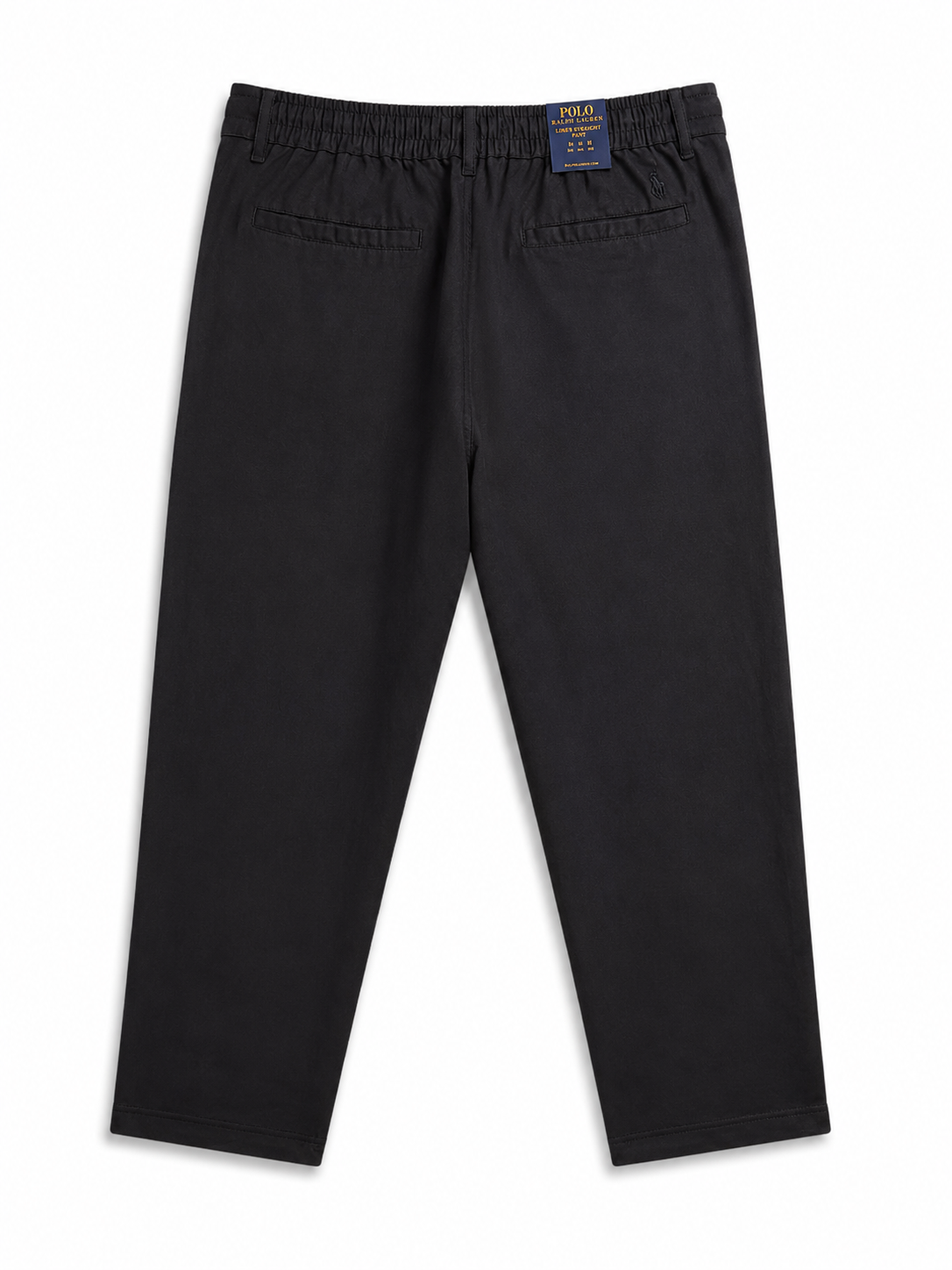 RL BLACK OPEN BOTTOM PANTS
