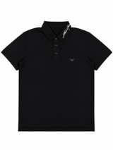 GA BLACK EMB POLO