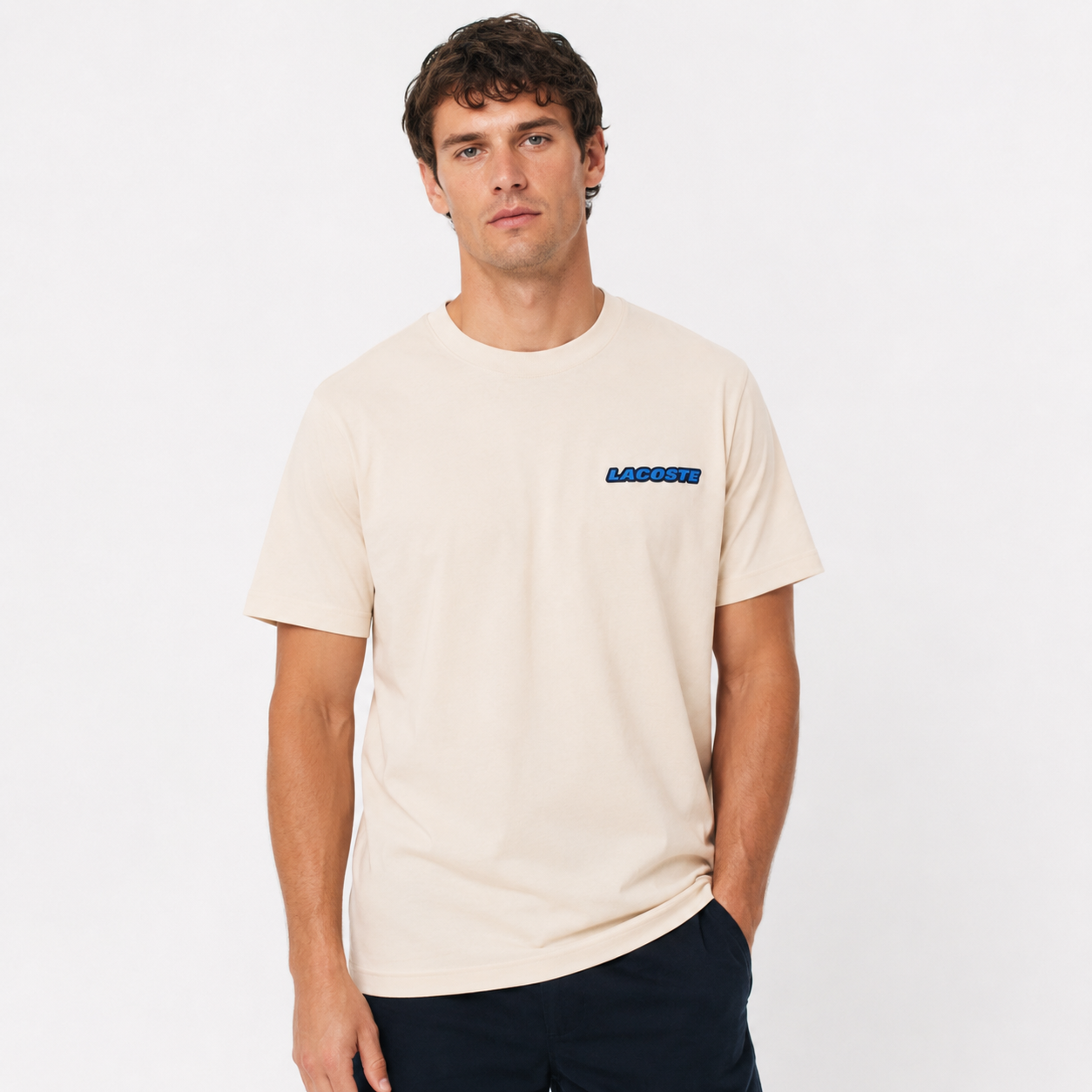 LCST MINIMAL LOGO TEE – CREAM WHITE