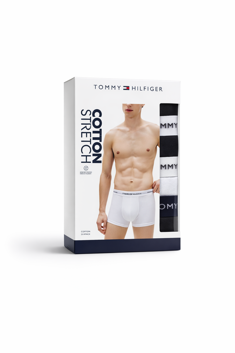 TH BOXER PANTS PACK OF THREE COTTON STRETCH;;
