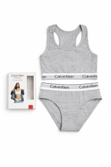 CK BRALETTE BIKINI GERY SET