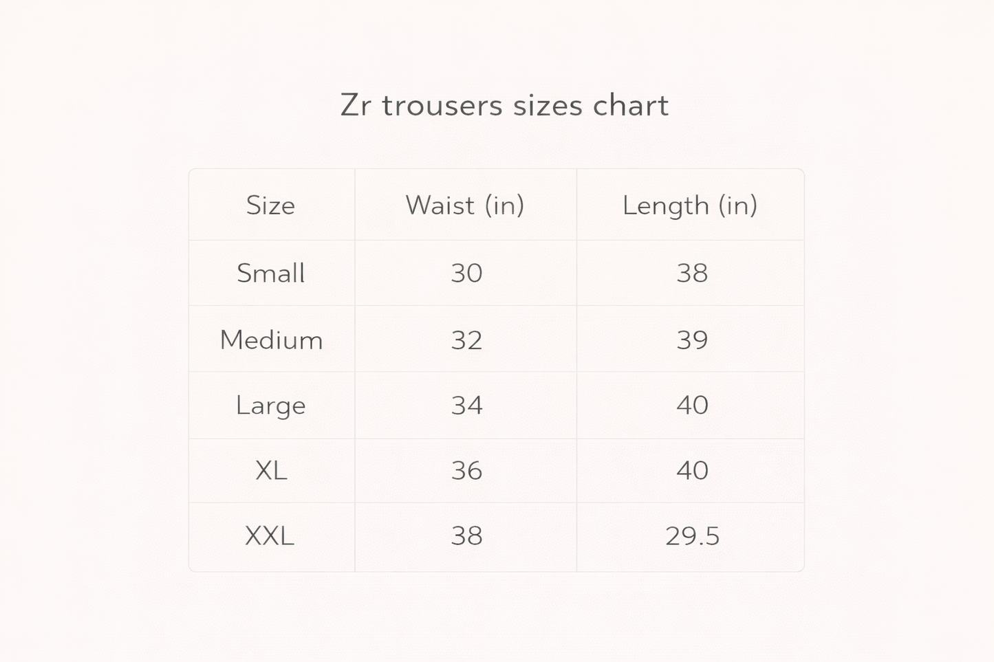 ZR BROWN TROUSER