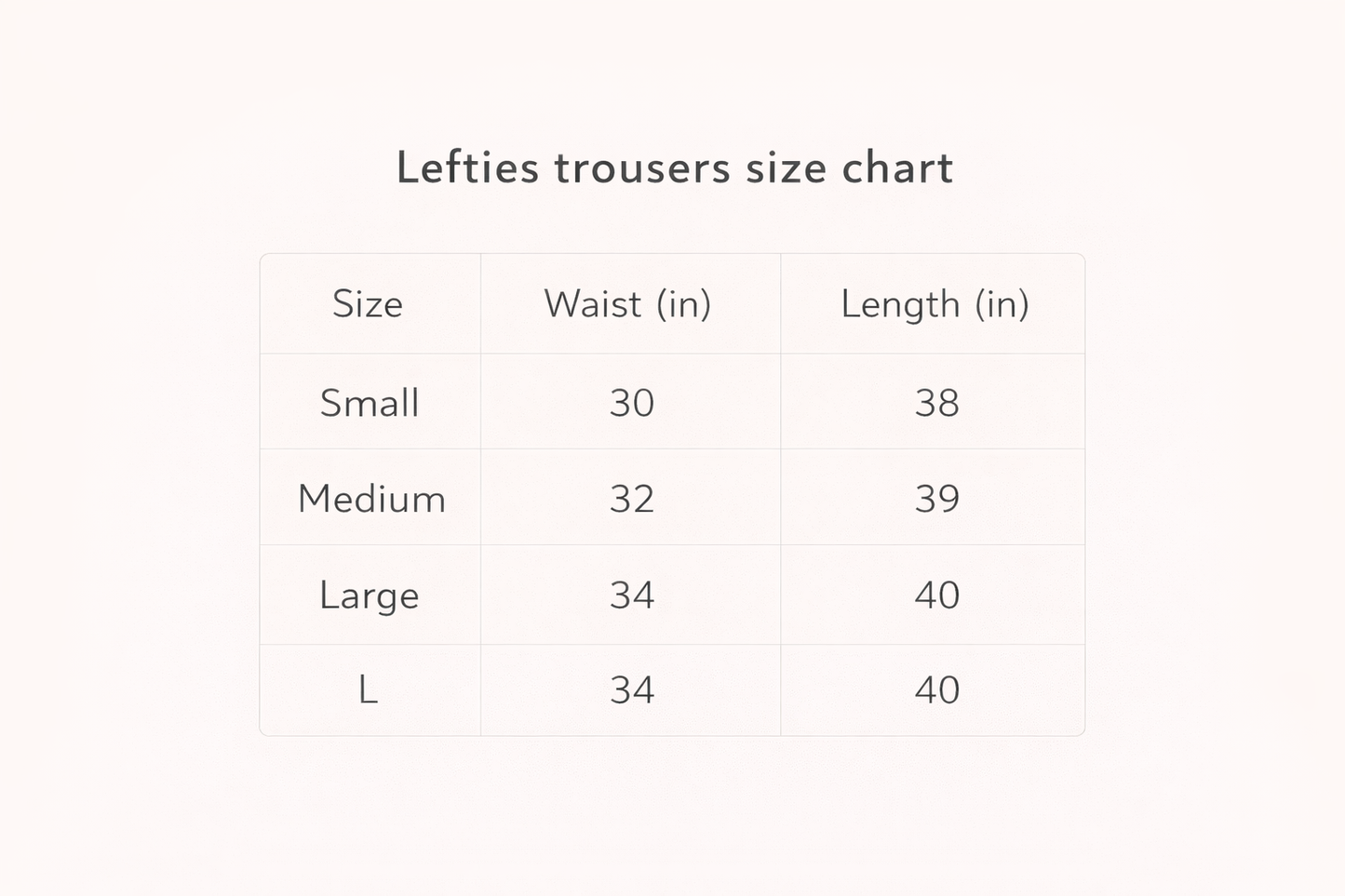 LEFTIES BLACK OPEN BOTTOM TROUSER