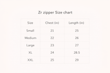 ZR CHARCOAL ZIPPER