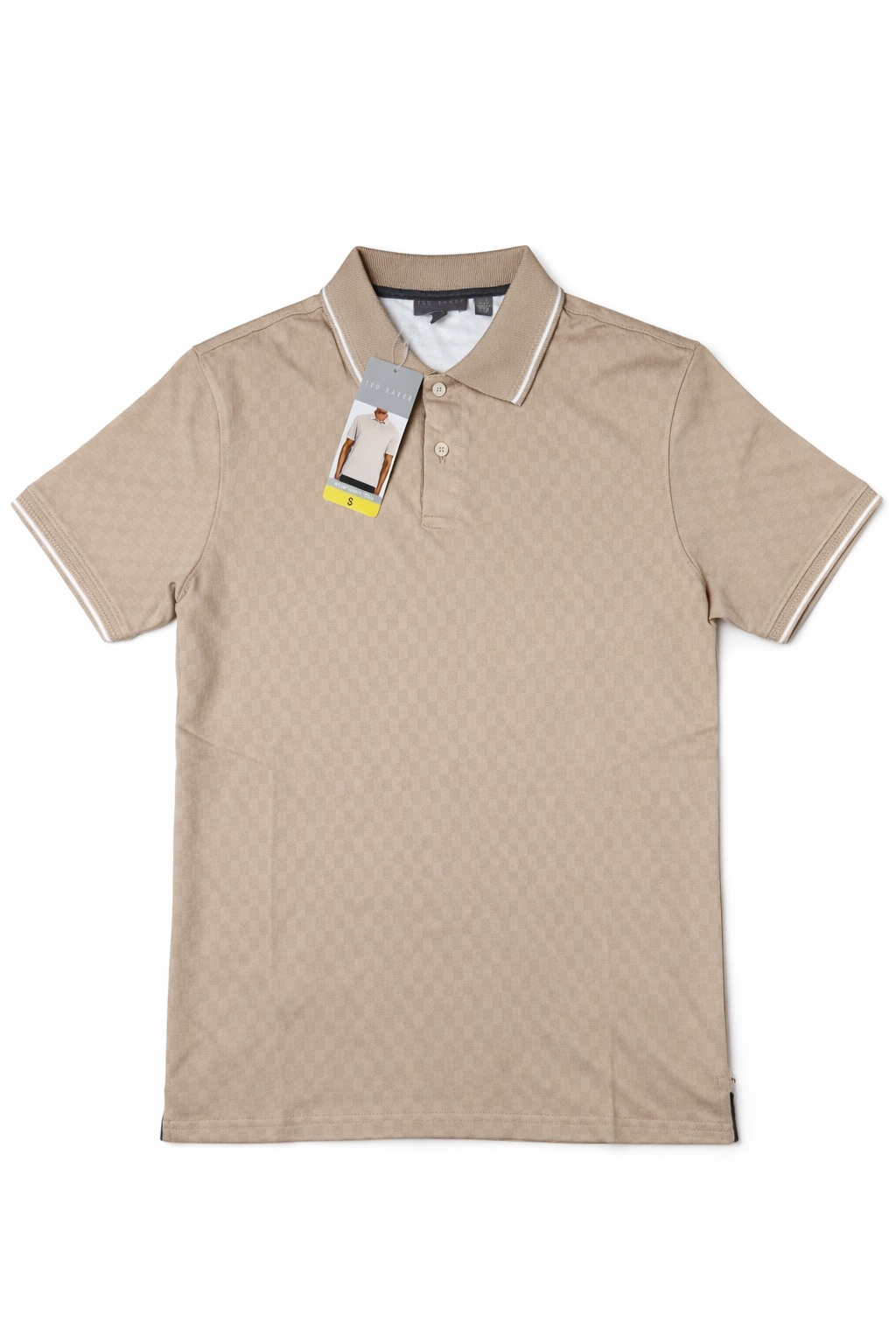 TED BAKER BEIGE POLO SHIRT