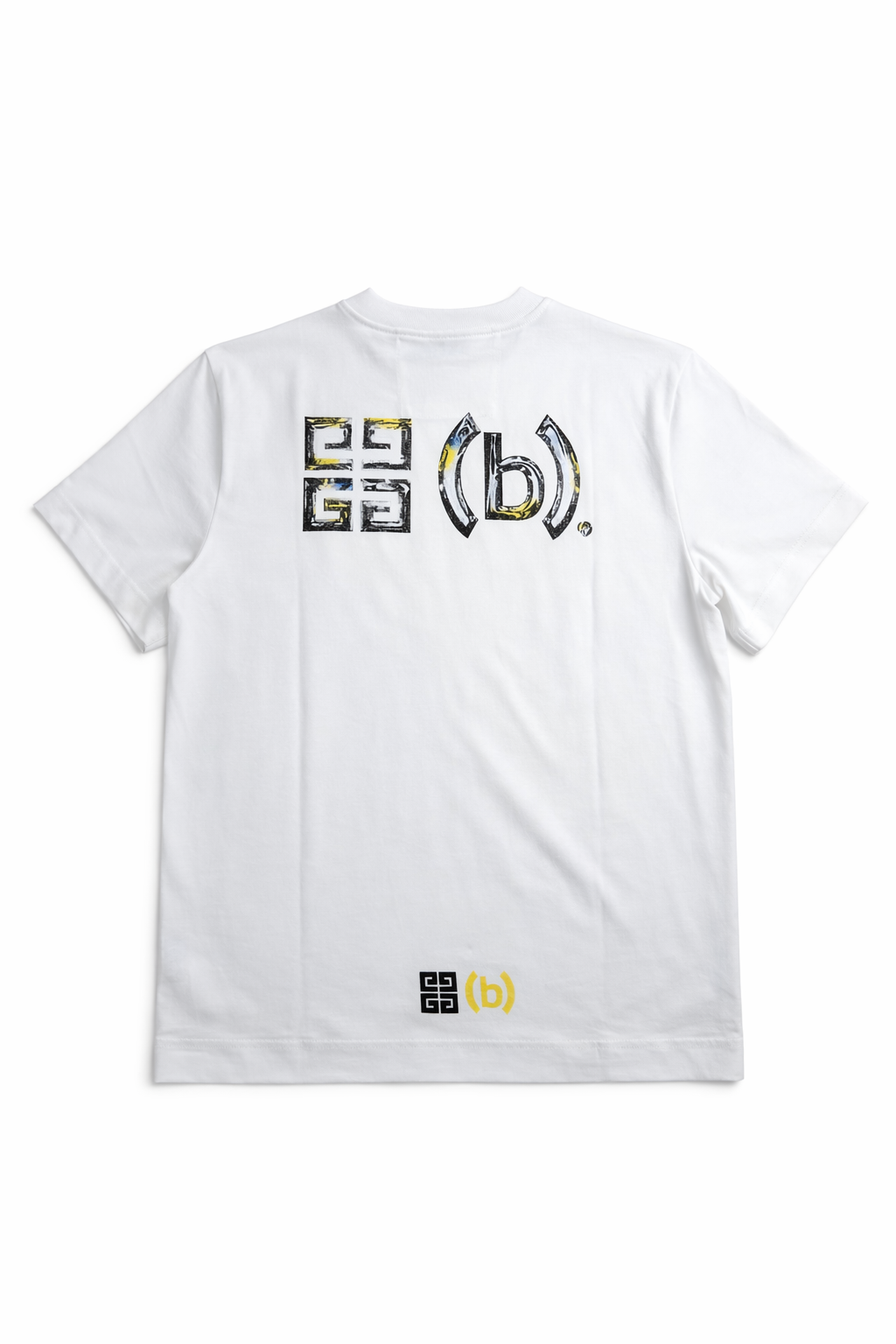 BG WHITE TSHIRT FRONT PRINT