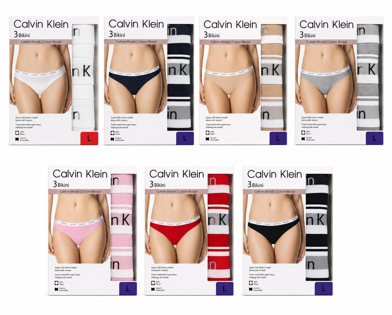 CK BIKINI PANTY SET PACK OF THREE