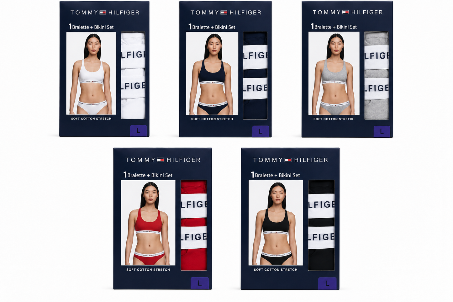 TH BRALETTE+BIKINI SET SOFT COTTON STRETCH;;;;