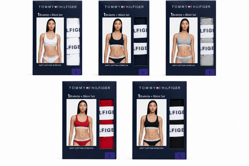 TH BRALETTE+BIKINI SET SOFT COTTON STRETCH;;;;