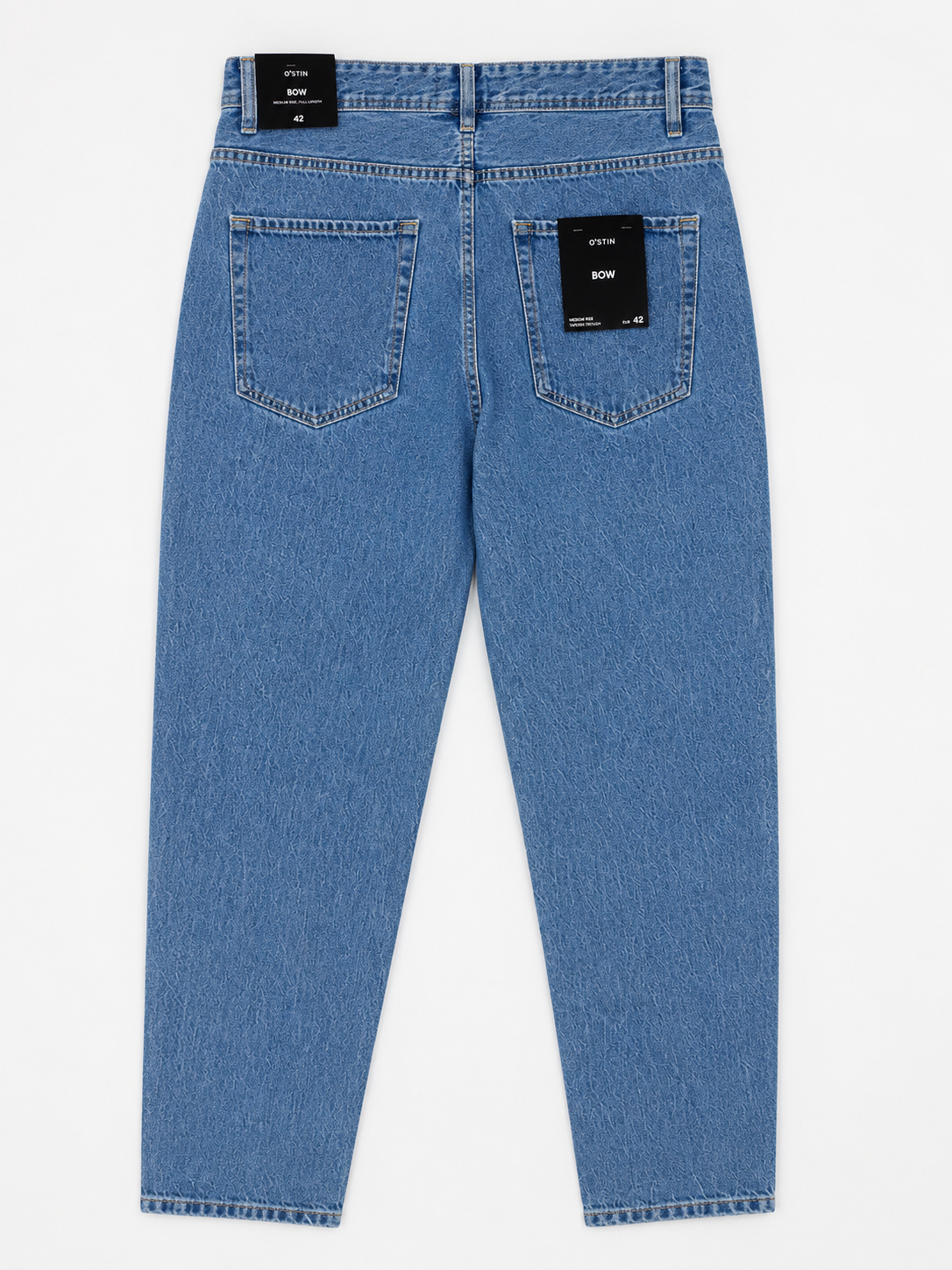 O,STN  MEDIUM BLUE RISE FULL LENGTH