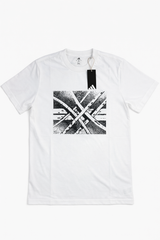 AD WHITE TSHIRT FRONT PRINT LOGO