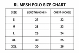 RL MESH POLO BEIGE