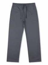 ZRA GREY COTTON STRAIGHT FIT TROUSER