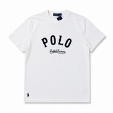 RL HERITAGE EMBROIDERED TEE – WHITE
