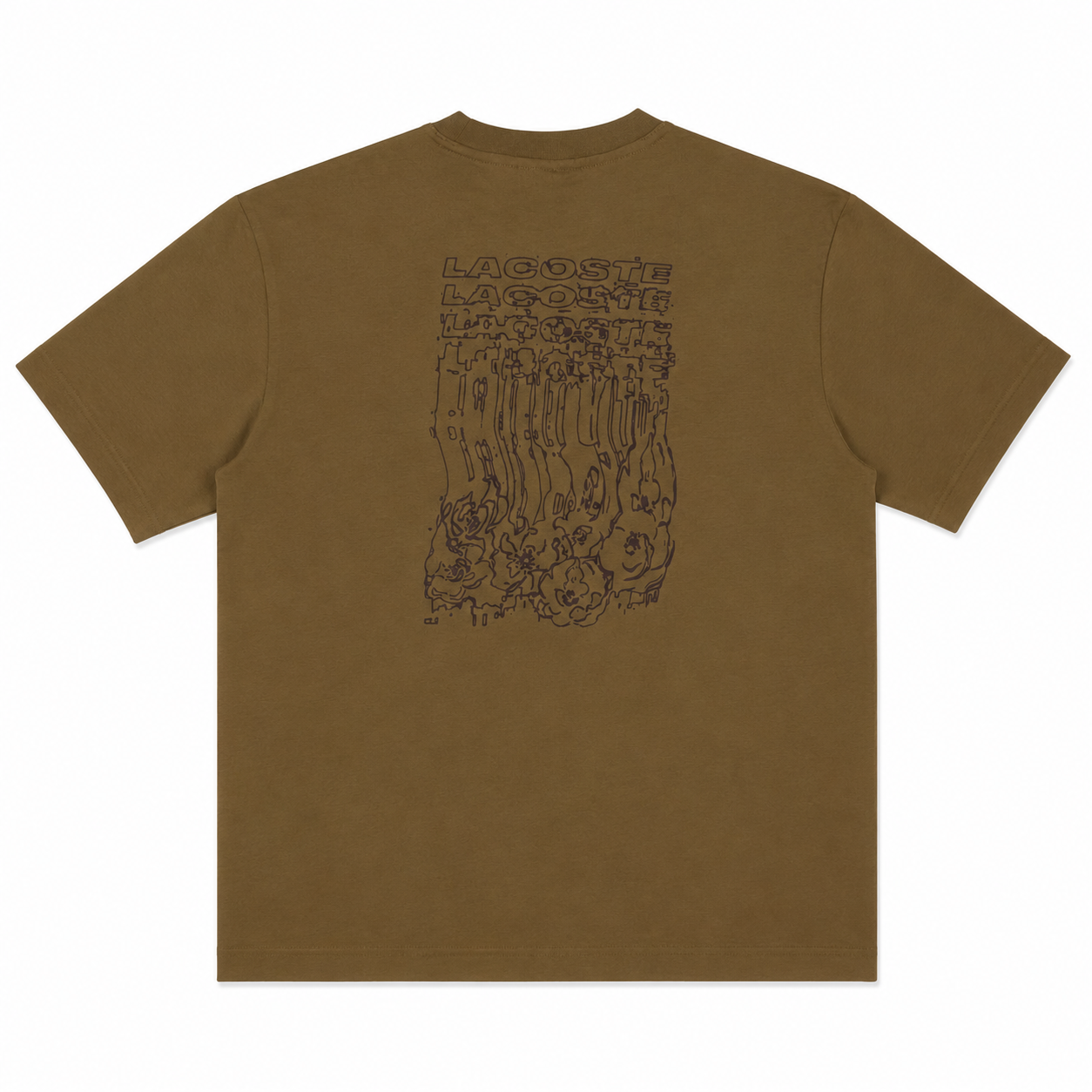 LCST MINIMAL LOGO TEE – KHAKI BROWN