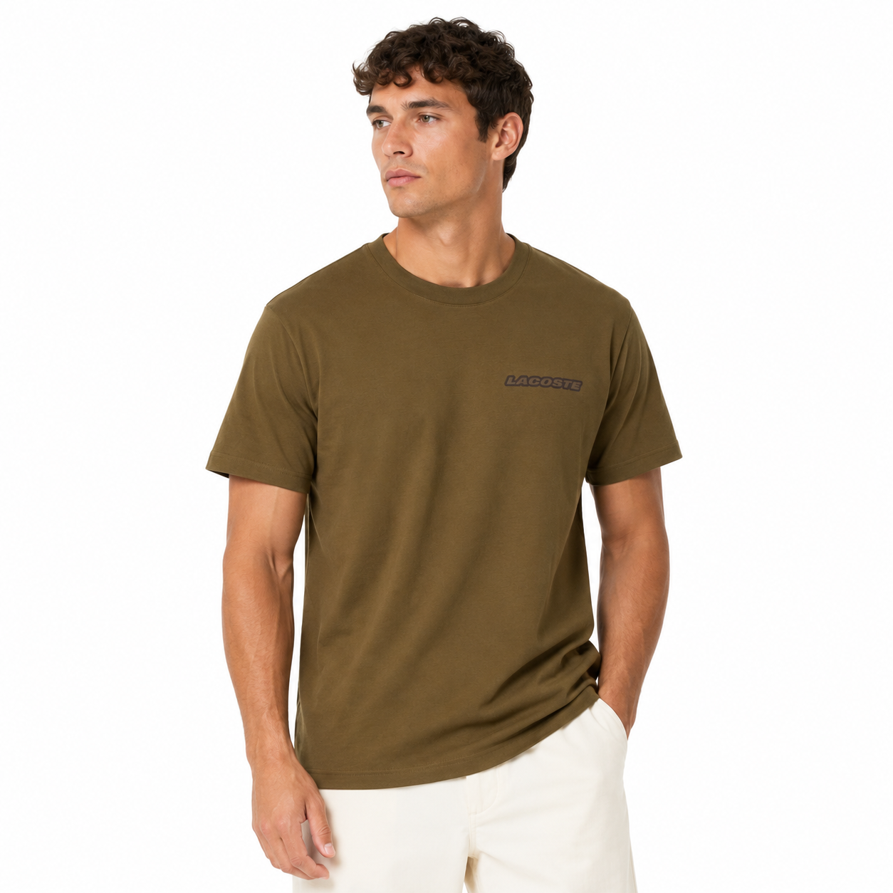 LCST MINIMAL LOGO TEE – KHAKI BROWN