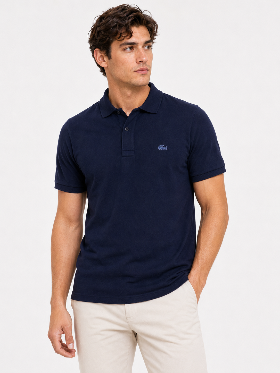 LCST NAVY PIQUE POLO