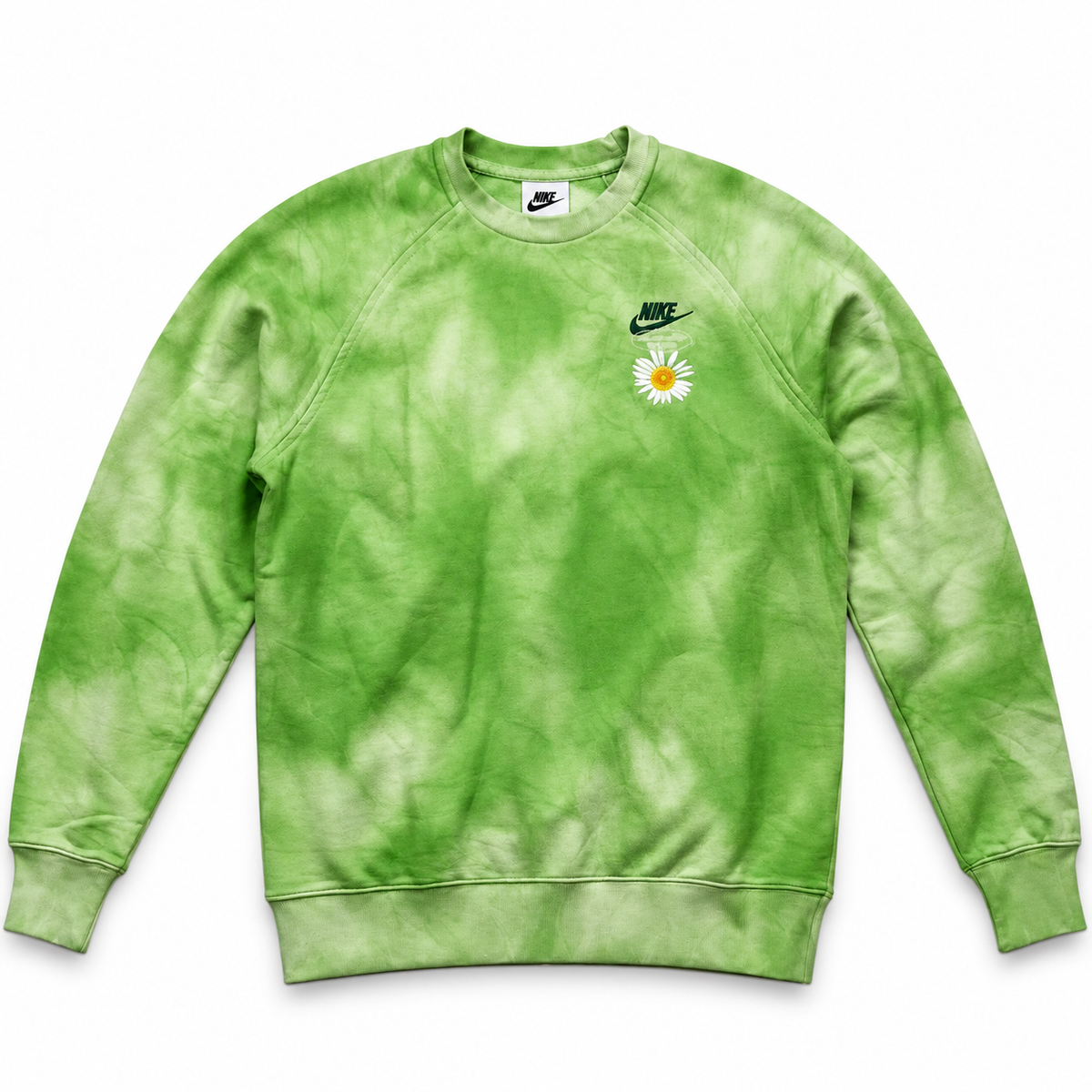 NK GREEN TYEDYE SWEATSHIRT