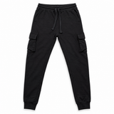 BOOHOOMAN BLACK CARGO TROUSER