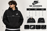 NK BLACK  HOODIE SIDE LOGO