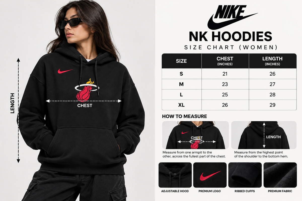 NK BLACK HOODIE