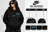 NK BLACK HOODIE SIDE PRINT