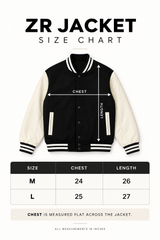 ZR BLACK WITH WHITE STRIPE JACKET