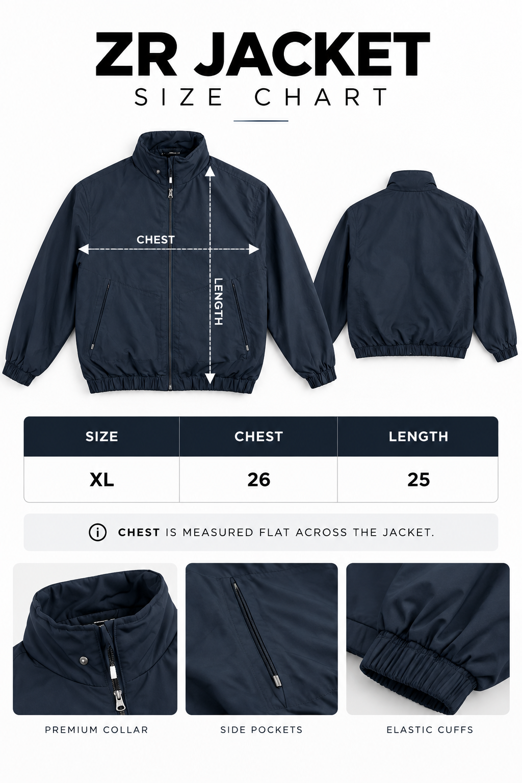 ZR NAVY BLUE JACKET