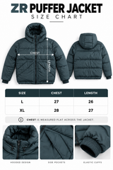 ZR PUFFER NAVY BLUE JACKET