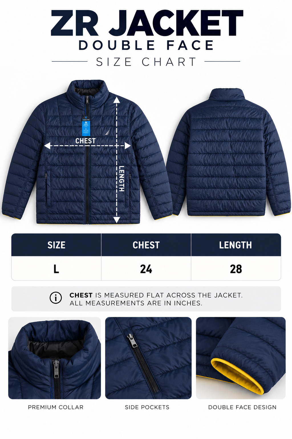 NAUTICA DOUBLE FACE JACKET