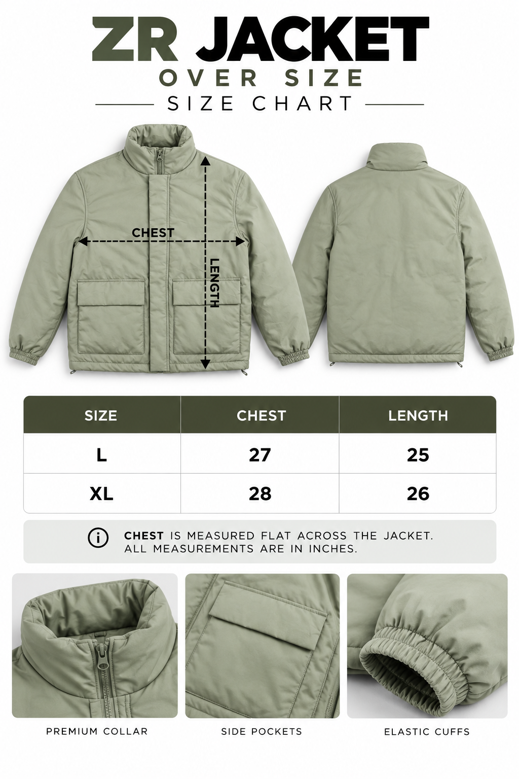 ZR SAGE GREEN JACKET