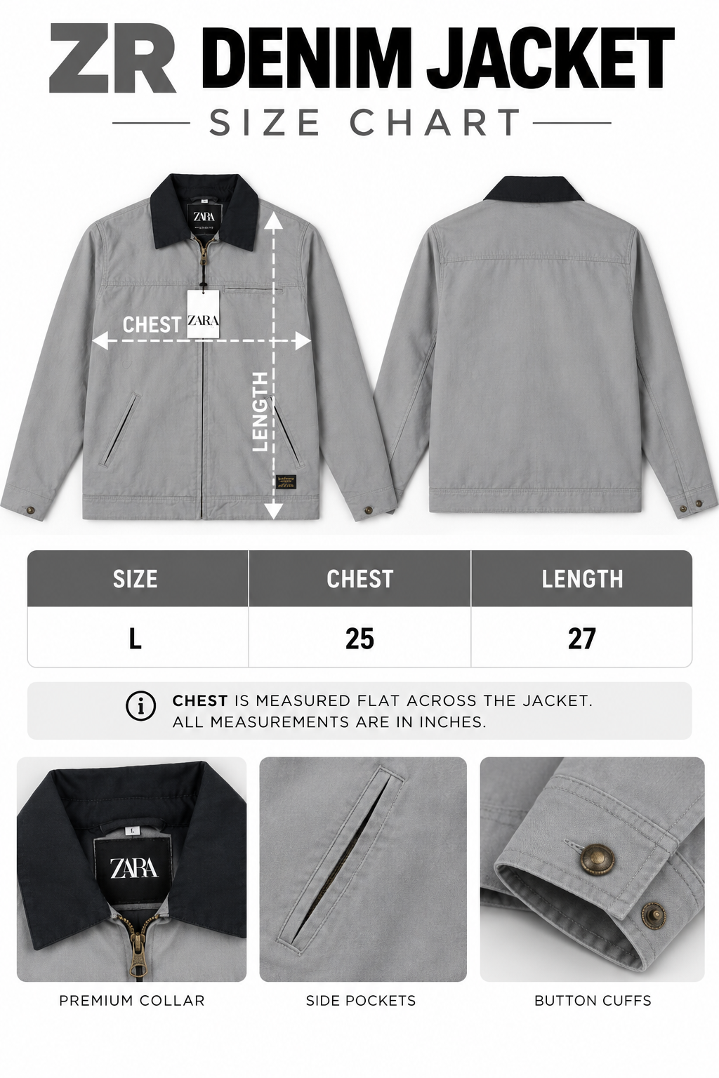ZR GERY DENIM JACKET