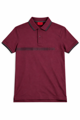 HUGO MAROON POLO SHIRT