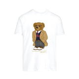 RL WHITE TEE BEAR LOGO