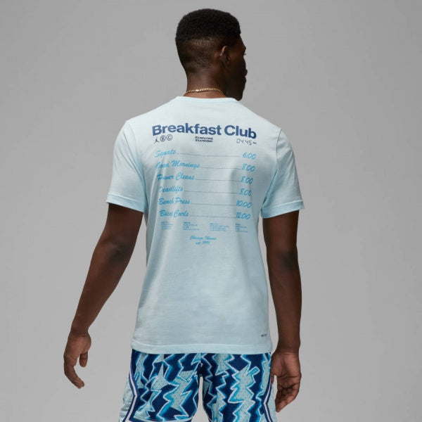 NK AIR LIGHT BLUE TEE BACK PRINT